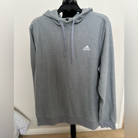 Adidas Gray Golf Fleece Cowl Neck Pullover Hoodie. Size Large. NWOT. - Picture 1 of 8